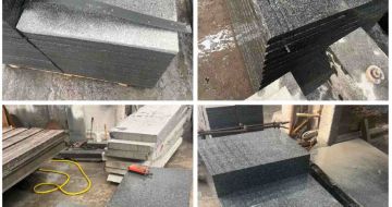 厦门 芝麻黑地铺石材