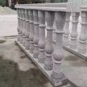 厦门 芝麻白圆形光面花瓶柱，栏杆