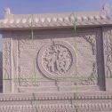 厦门 芝麻白花岗岩屏风，照壁，影壁