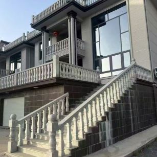 厦门 芝麻白别墅阳台栏杆，楼梯栏杆