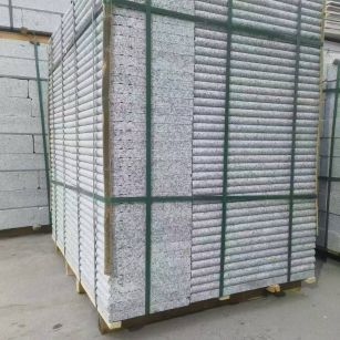 厦门 芙蓉白3公分厚磨圆边、拉槽，楼梯踏步