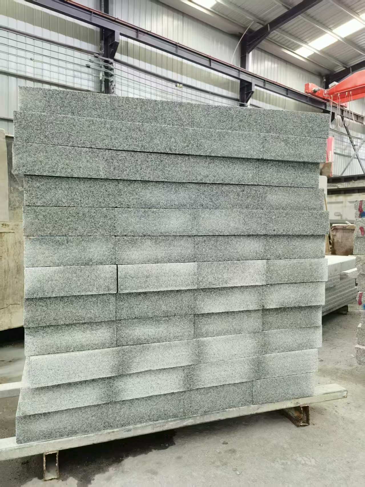 厦门 芝麻白10公分300*600广场地铺，A料定制，尺寸标准，厚薄均匀