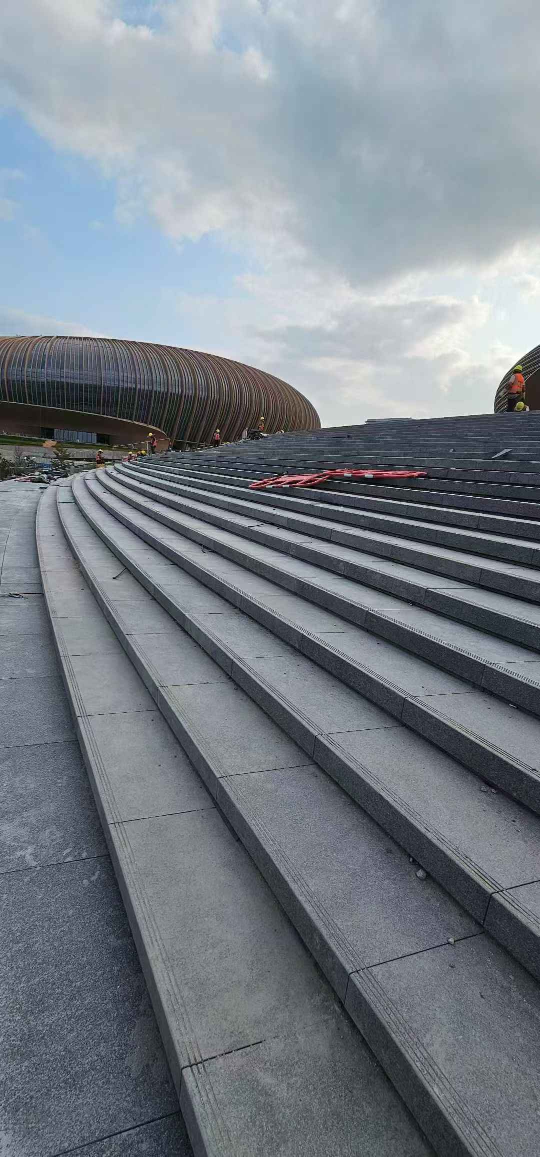 厦门 弧形整石台阶铺装效果图