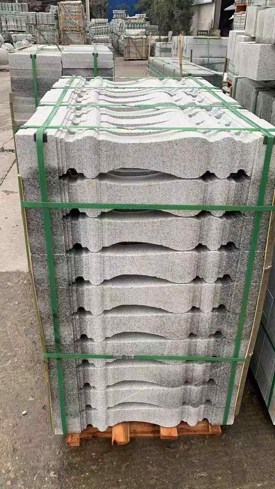 厦门 芝麻白方形拉丝面，栏杆花瓶柱