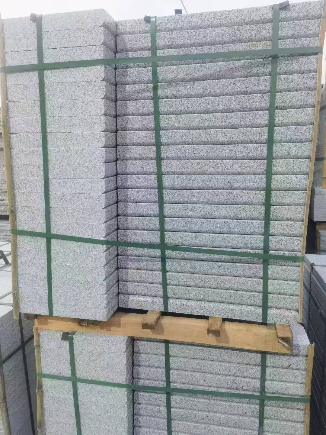 厦门 5公分芝麻白，倒斜角，室外楼梯踏步