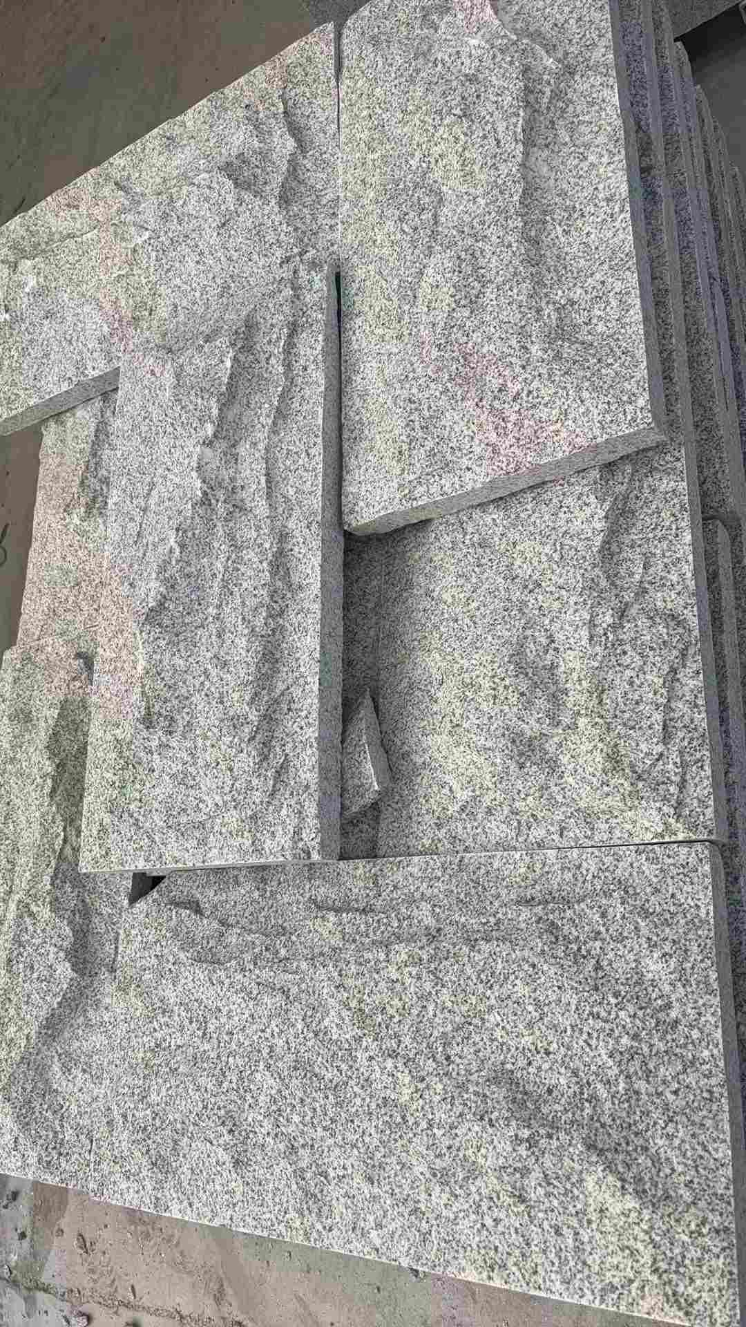 厦门 芝麻白自然面花岗岩成品板